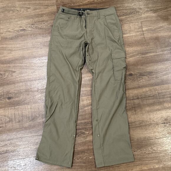 Prana Other - Prana Zion II Pants Mens 28x30 Green Khaki Relaxed Straight Stretch Hiking 2
